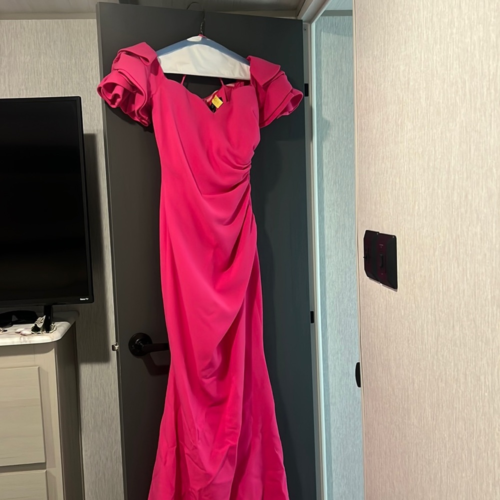 Badgley Mischka gown